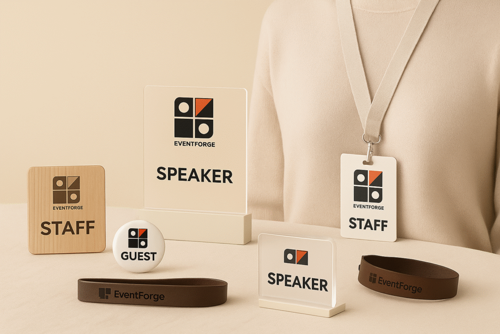 Custom event merchandise