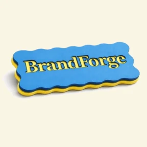 Kaksikerroksinen akryylinen nimikyltti