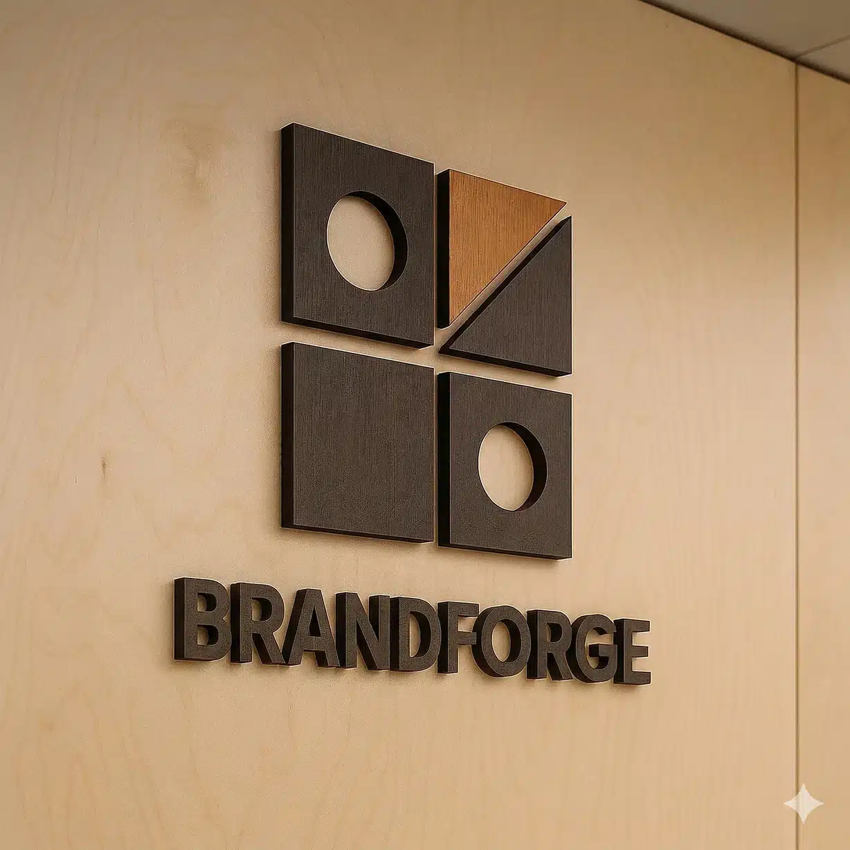 Yrityksen seinälogo